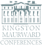 Kingston Maurward Conferences Logo in teal with Kingston Building