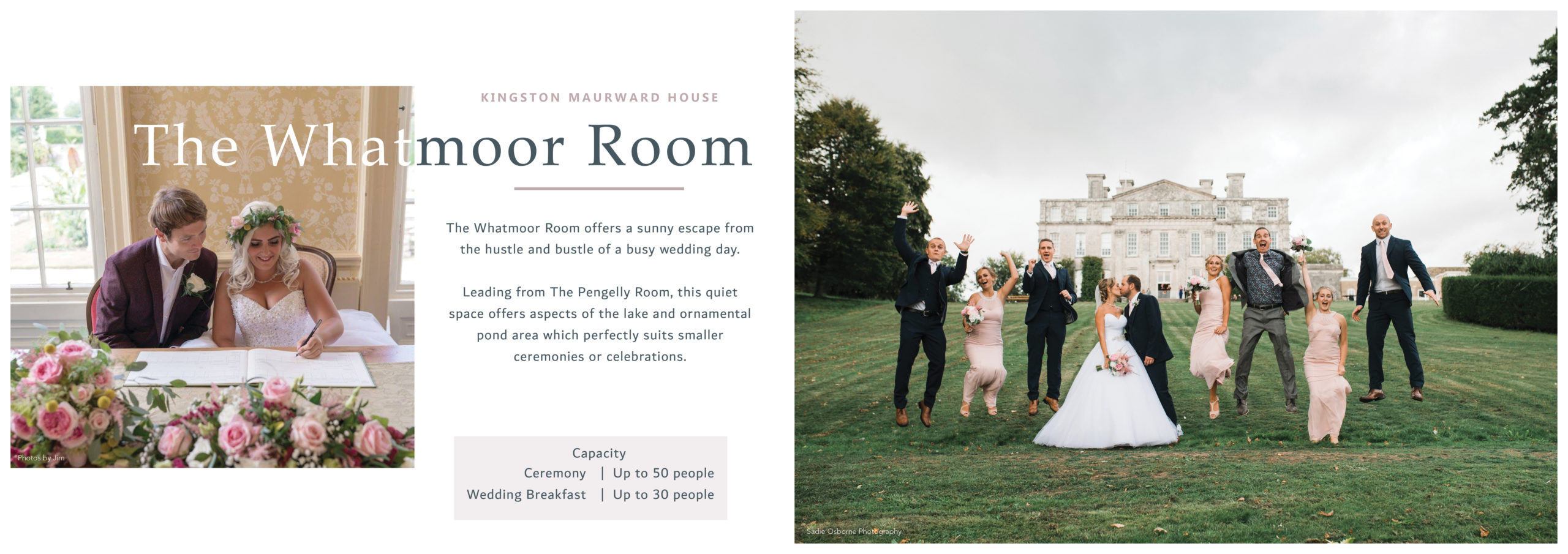 Whatmoor Room brochure spreads